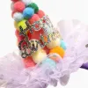 Purple hairband birthday hat decoration, sweet and cute, universal party headwear Application Scenario